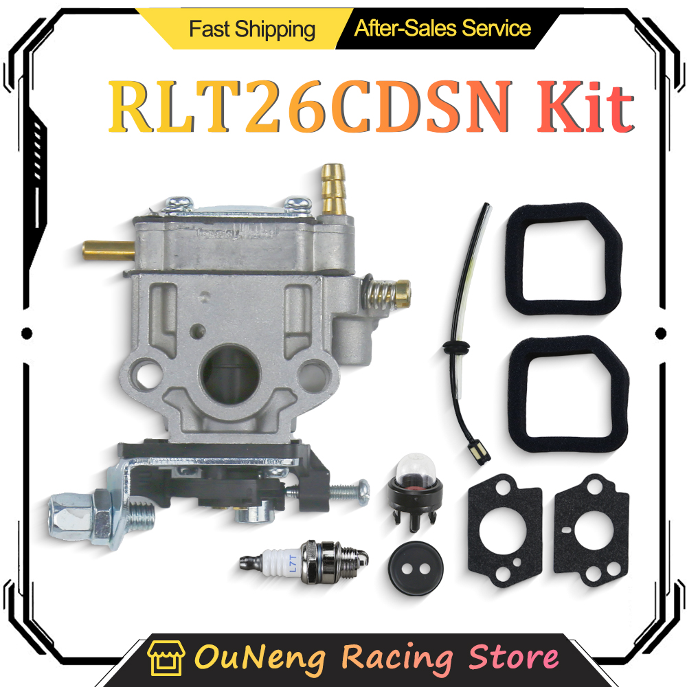 Gardening Tools Usa - 芝刈り機キャブレターキット燃料ライン付き Rlt26cdsn Homelite HlT25CNB トリマー ホイッパー