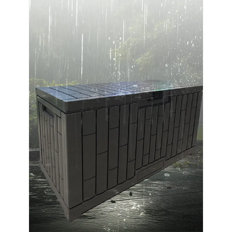 Gardening Tools Box - 屋外収納キャビネット耐候性ガーデンツールロッカー日よけ付き中庭バルコニー雑貨オーガナイザーボックス（パティオ用）