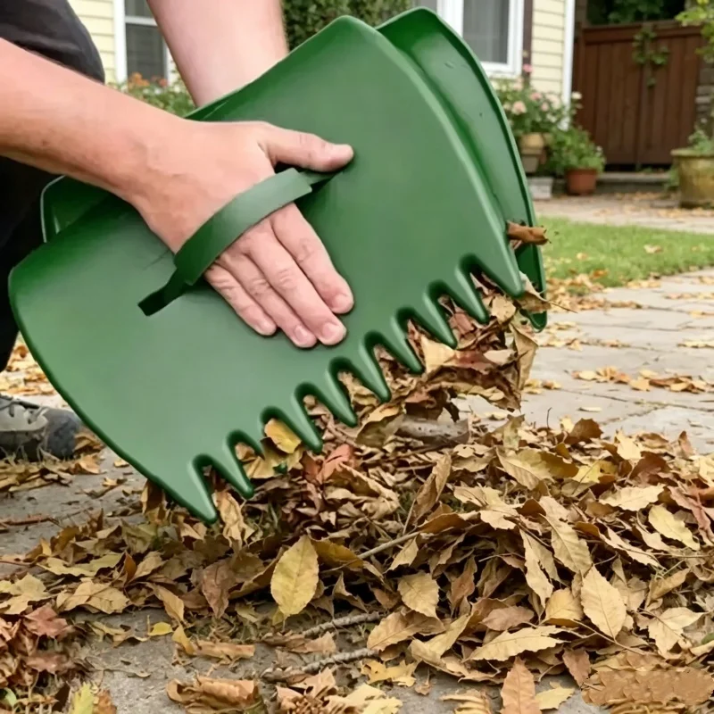 Gardening Hand Tools Yard - 庭のゴミ拾い爪、手用葉かき、屋外庭のゴミ収集ツール、家庭用芝生屋外メンテナンス用品