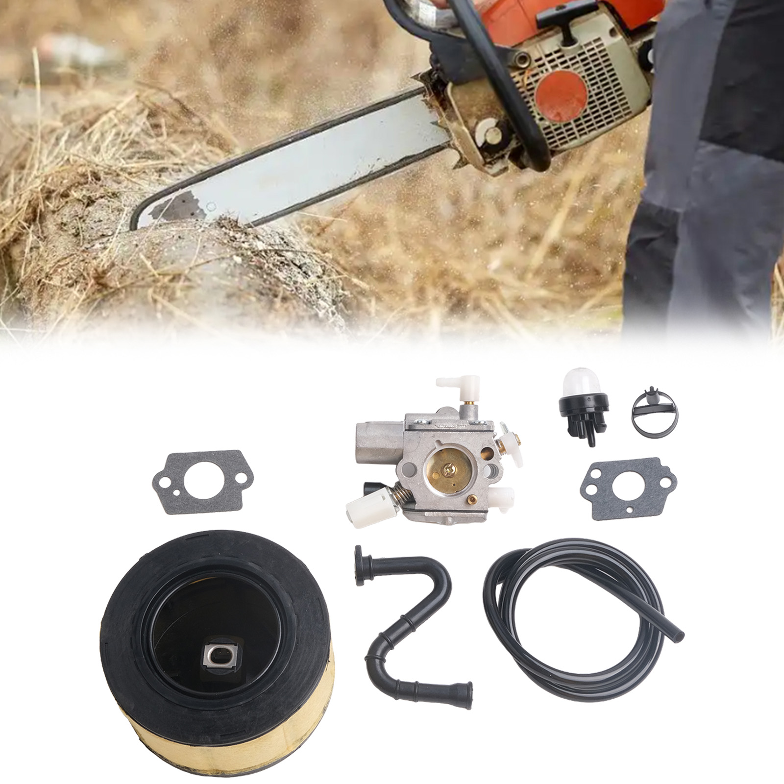 Gardening Tools You Must Have - あらゆる DIY 愛好家にとって必須のプレミアム チェーンソー キャブレター セットは、効率的な修理に必要なすべてを提供します。