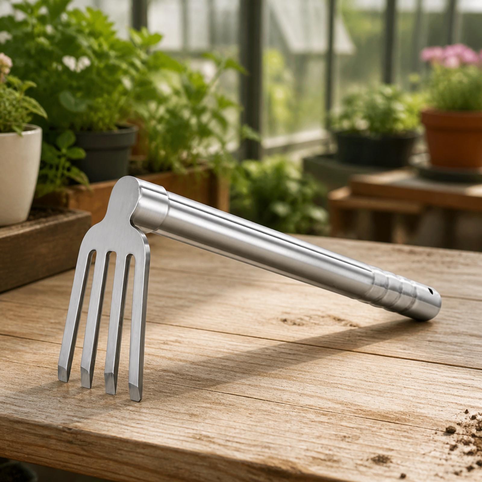 ステンレス製ガーデンホウ（304ステンレス鋼製）、手動式除草 - Gardening Hand Tools Yard のレビューと価格