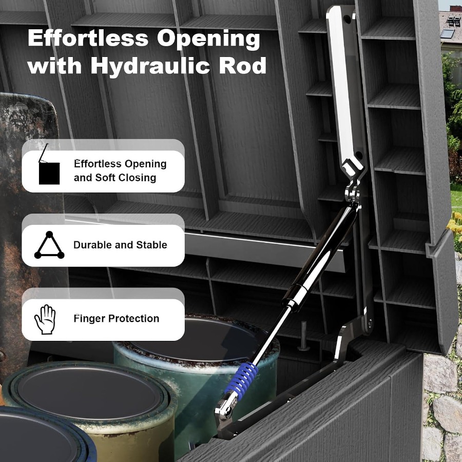 パティオ家具やガーデニング用品を収納できる屋外用収納ボックス - Gardening Tools Box のレビューと価格