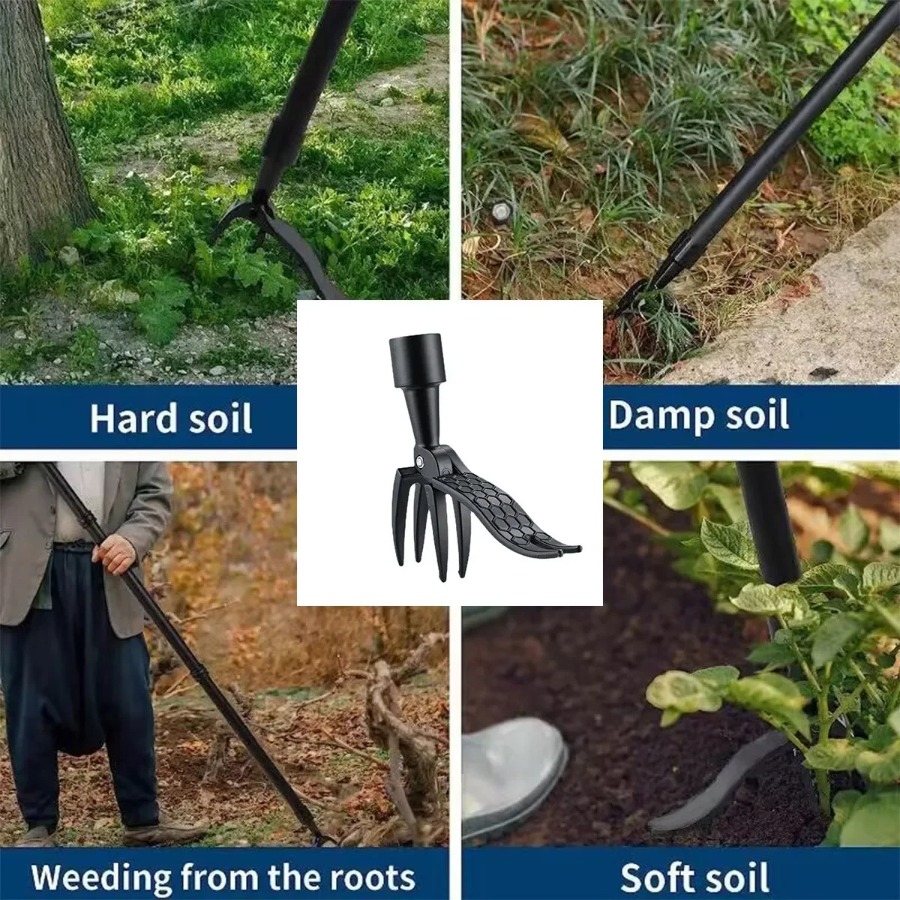 ネジ穴付きスタンドアップ除草ツール、ポータブル除草ヘッド交換 - Gardening Tools Usa のレビューと価格