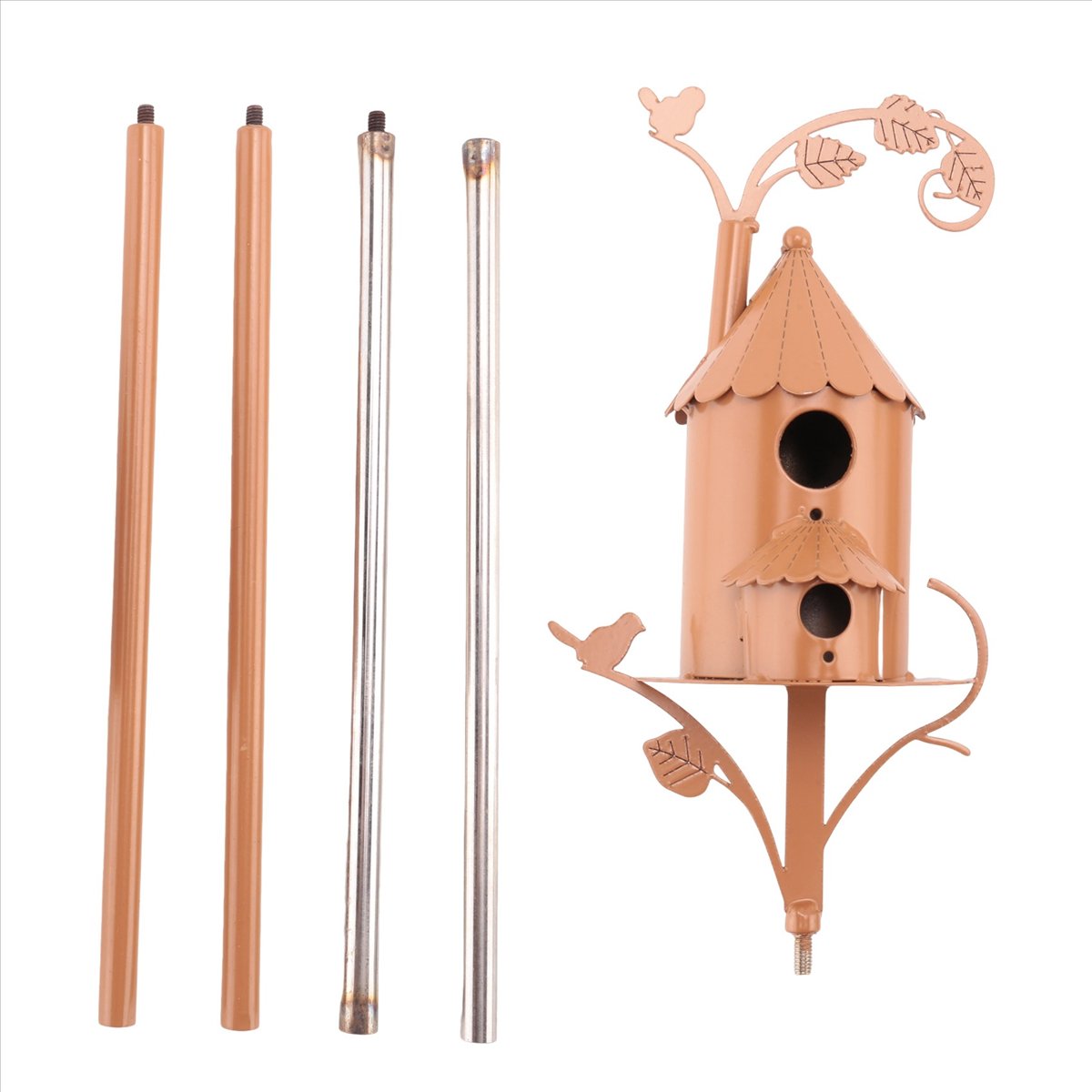 A72P ガーデンバードハウス ポール付きメタルバードフィー - Gardening Hand Tools B&Q のレビューと価格