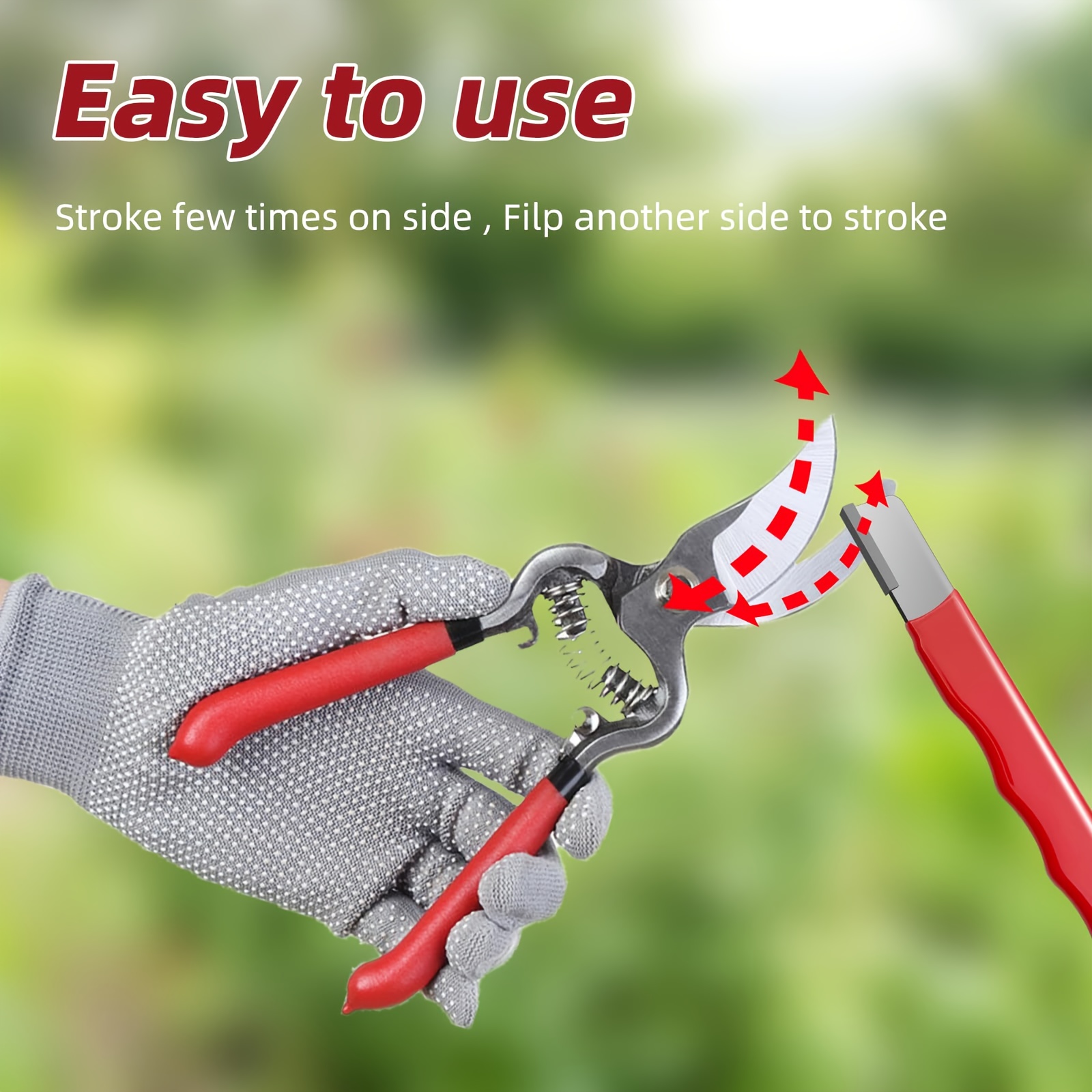 園芸用鋏研ぎ器、園芸用鋏を簡単に研ぎ、剪定鋏の切れ味を復元、 - Gardening Tools You Must Have のレビューと価格