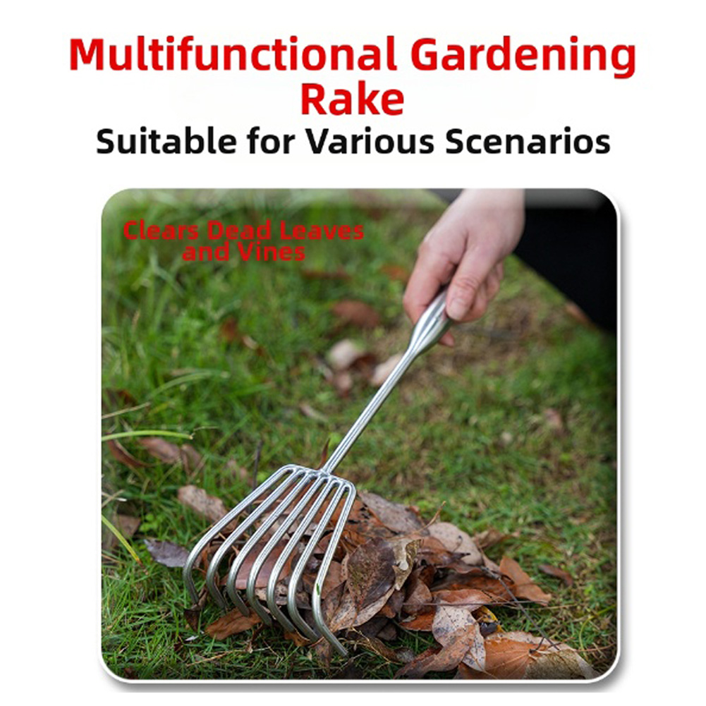 1個入り ガーデンハンドレーキ 5インチ/7インチ ステンレ - Gardening Hand Tools Yard のレビューと価格