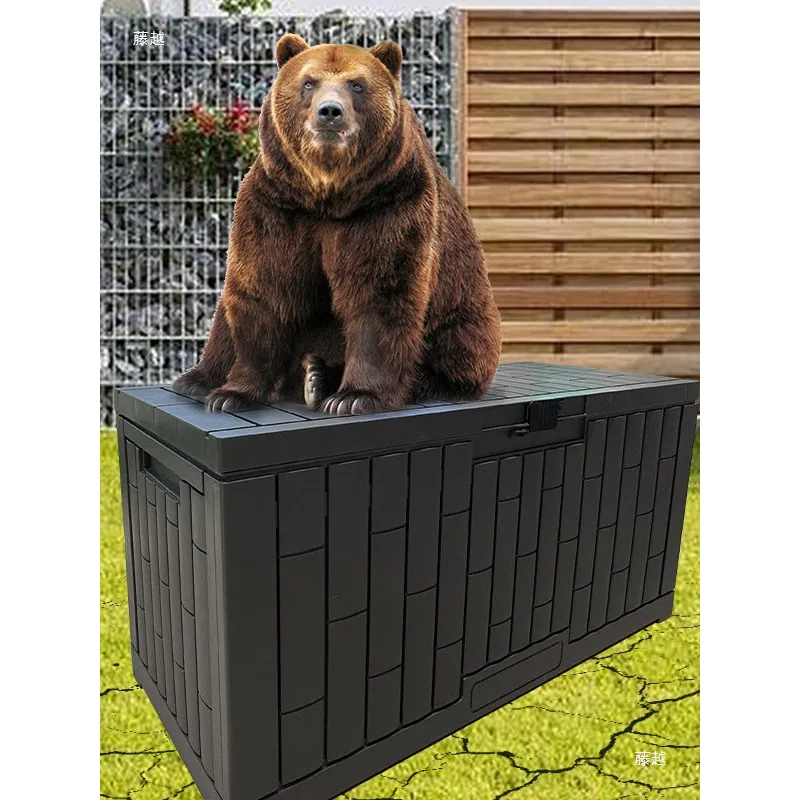 屋外収納キャビネット耐候性ガーデンツールロッカー日よけ付き中 - Gardening Tools Box のレビューと価格