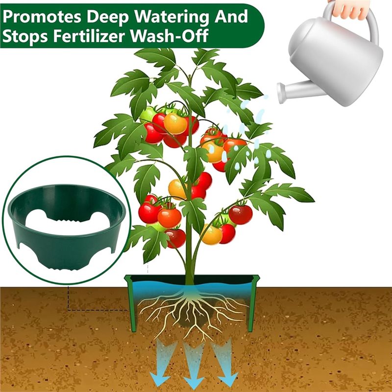 LIKE WISH 永久植物成長リング 4個入り 植物保護リ - Gardening Tools For Weeds のレビューと価格