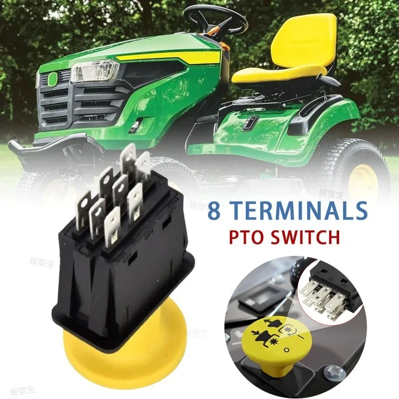 クラッチPTOスイッチ 8端子 10A 14V 10アンペア - Gardening Hand Tools Yard のレビューと価格