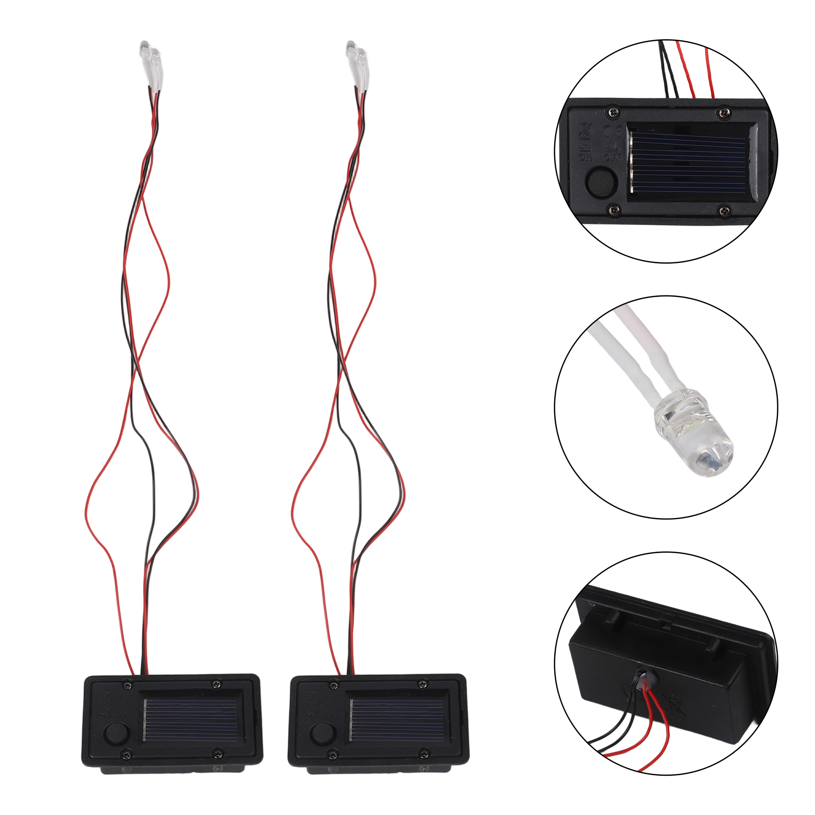 2個入りソーラーライトボックス交換用トップ、LED電球付き、 - Gardening Tools Box のレビューと価格