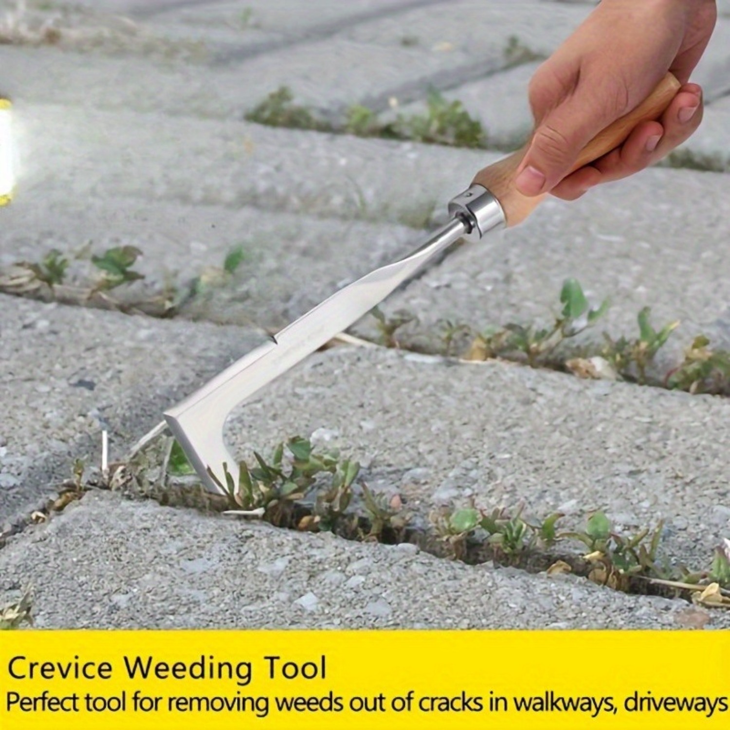 ステンレス鋼の隙間除草ツール、L字型多目的ガーデンハンドツー - Gardening Hand Tools Yard のレビューと価格