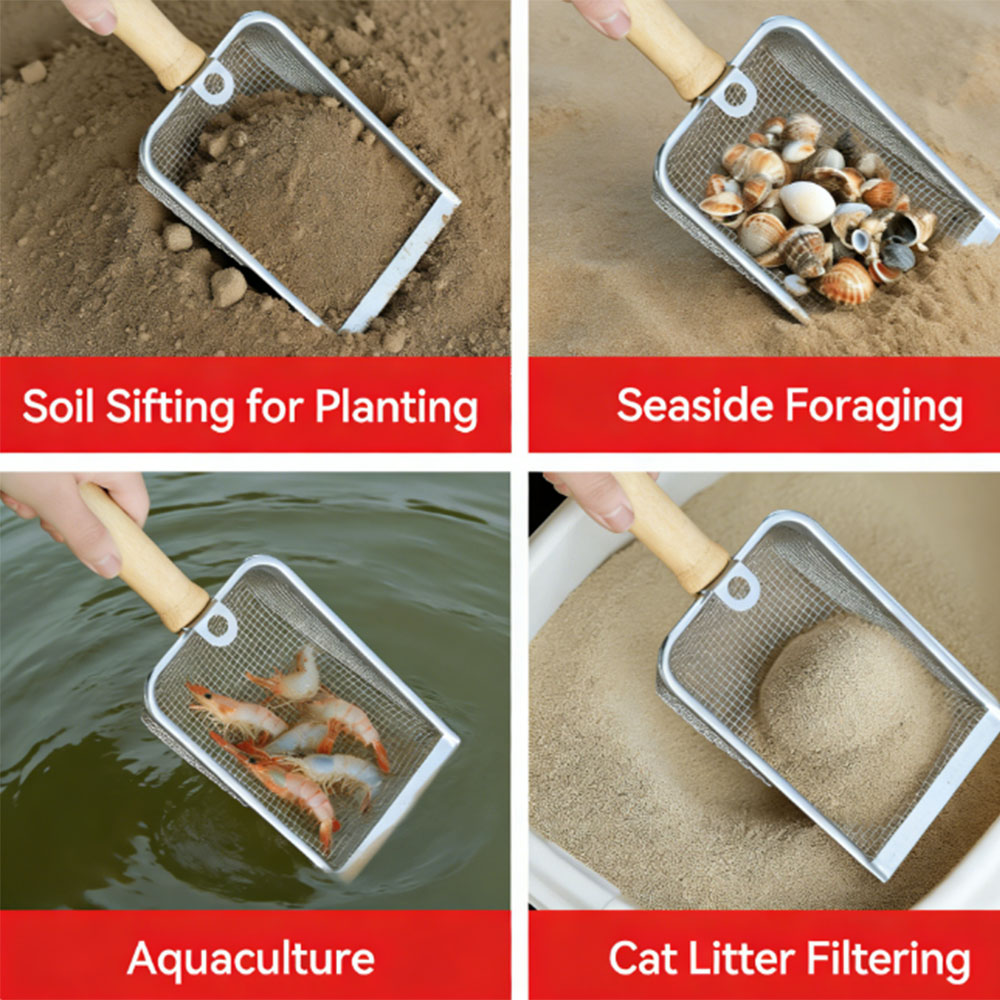 必須の土壌ふるい、ステンレス製園芸用シャベルツール、砂と粒子 - Gardening Tools You Must Have のレビューと価格